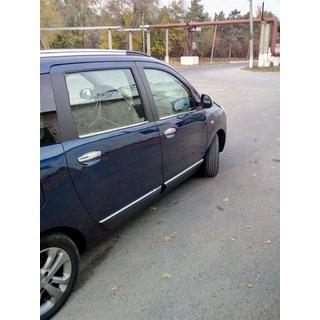 Cornici Finestrini Acciaio Inox (4 pz) Dacia Lodgy 2012-2022 foto 4