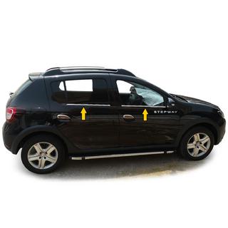 Cornici finestrini acciaio inox Dacia Sandero 2013-2020 foto 1