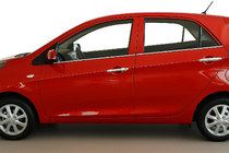 Kia Picanto 2011-2016 Cornici finestrini acciaio inox (4 pz) foto 1