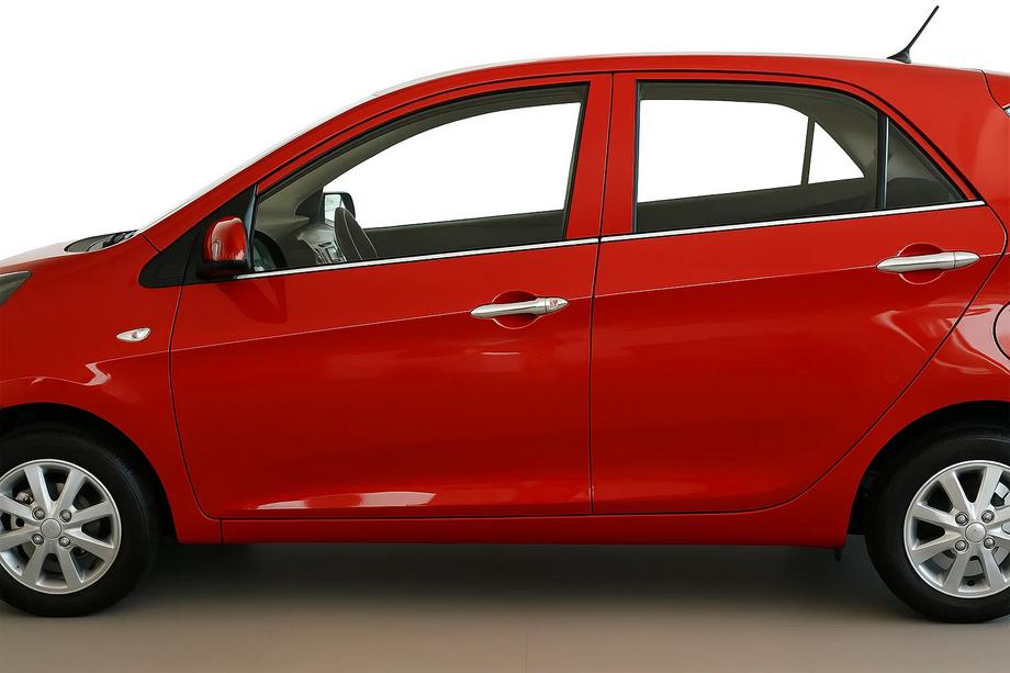 Kia Picanto 2011-2016 Cornici finestrini acciaio inox (4 pz) Image
