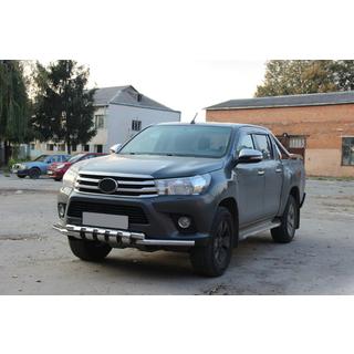 Protezione Anteriore F3-34 (Acciaio Inox) Toyota Hilux 2015- foto 3
