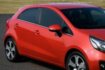 Kia Rio 2012-2017 Cornici finestrini acciaio inox foto 1