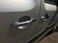 Mercedes Citan 2013-2021 Coperture maniglie porta in acciaio inox 3 pz, OmsaLine - Acciaio Inox Italiano foto 3