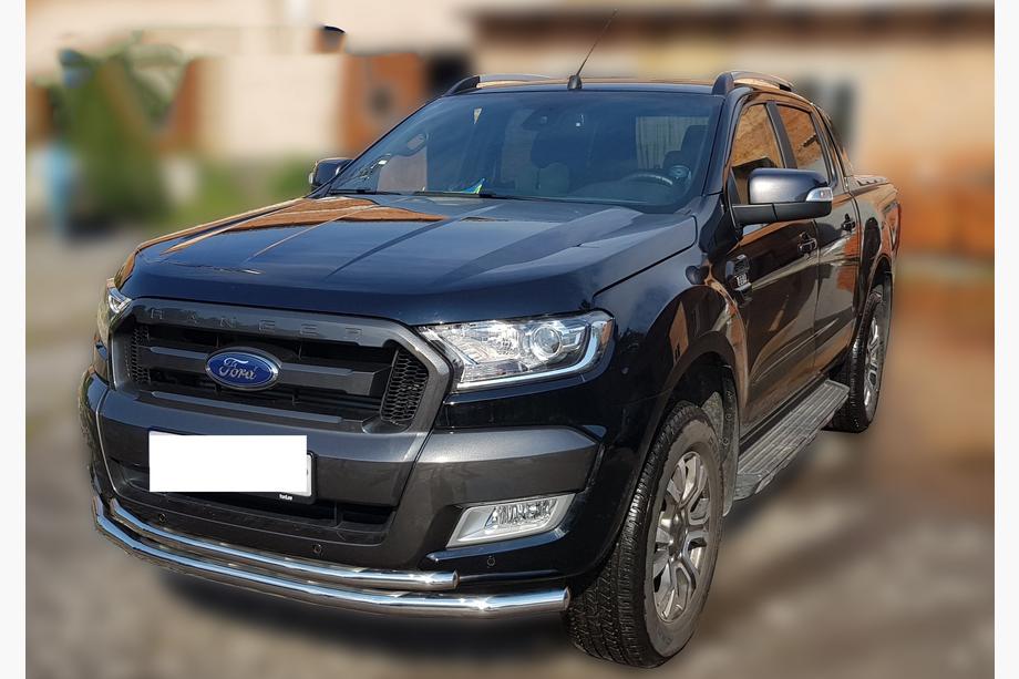 Ford Ranger 2011–2022 Protezione Anteriore ST014 (Acciaio Inox) d60/60 Image