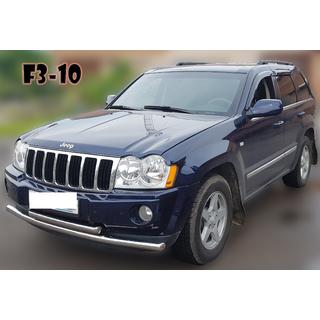 Protezione Anteriore ST014 (Acciaio Inox) Jeep Grand Cherokee WK 2004-2010 foto 4