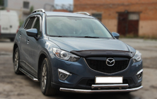 Mazda CX-5 2012-2017 Protezione Anteriore ST014 (Acciaio Inox) foto 2