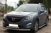 Mazda CX-5 2012-2017 Protezione Anteriore ST014 (Acciaio Inox) foto 3