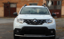 Renault Duster 2008–2017 Protezione Anteriore ST014 (Acciaio Inox) foto 1