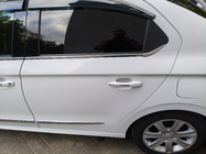 Peugeot 301 2012- Cornici Finestrini Acciaio Inox 4 pz, Carmos (senza finestrino basculante) foto 4
