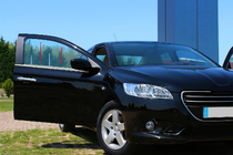 Peugeot 301 2012- Cornici Finestrini Acciaio Inox 4 pz, Carmos (senza finestrino basculante) foto 7