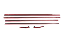 Peugeot 301 2012- Cornici Finestrini Acciaio Inox foto 13