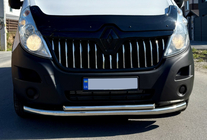 Renault Master 2011-2023 Protezione Anteriore ST014 (Acciaio Inox) foto 4