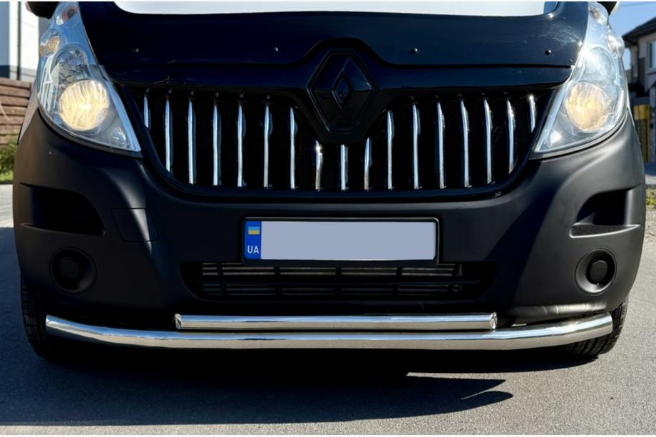 Renault Master 2011-2023 Protezione Anteriore ST014 (Acciaio Inox) Image