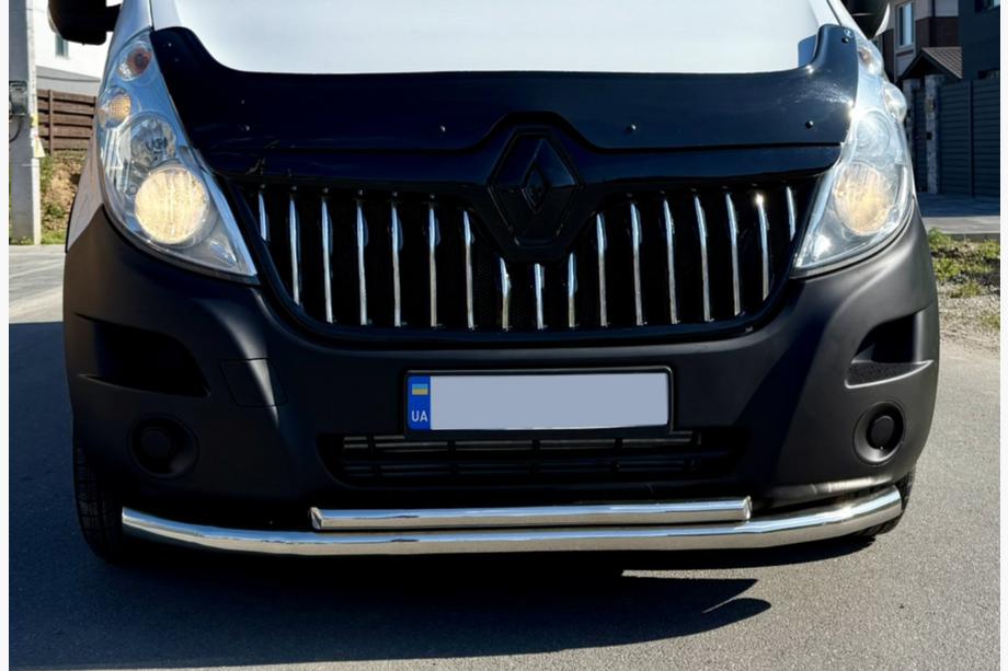 Renault Master 2011-2023 Protezione Anteriore ST014 (Acciaio Inox) d60/60 Foto 4