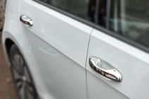 Volkswagen Golf 7/E-Golf 2012-2020 Coperture Maniglie Porta Cromate (4 pz, Acciaio Inox) Carmos - Acciaio Inox Turco foto 1