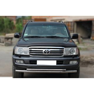 Protezione Anteriore ST014 (Acciaio Inox) Toyota Land Cruiser 100 1998-2007 foto 1