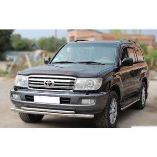 Protezione Anteriore ST014 (Acciaio Inox) Toyota Land Cruiser 100 1998-2007 foto 2