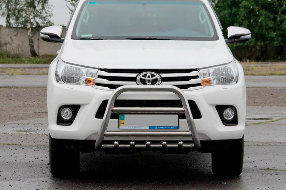 Toyota Hilux 2015- Parabulloni QT006 (Acciaio Inox) Image