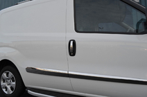 Opel Combo 2012-2018 Coperture Maniglie Cromate (4 pz, Acciaio Inox) Carmos - Acciaio Inox Turco foto 8