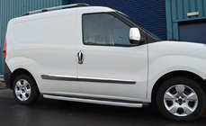 Opel Combo 2012-2018 Coperture e cornici maniglie cromate (8 pz, acciaio inox) foto 15