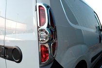 Opel Combo 2012-2018 Cornici fanali posteriori (2012-2015, 2 pz, plastica) foto 7