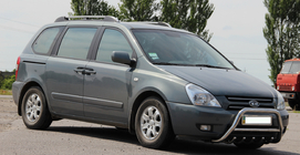 Kia Carnival 2002-2013 Paraurti Anteriore WT003 (Acciaio Inox) foto 2