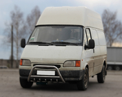 Ford Transit 1991-2000 Paraurti Anteriore WT003 (Acciaio Inox) foto 5