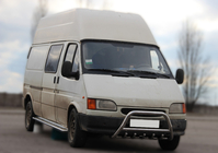 Ford Transit 1991-2000 Paraurti Anteriore WT003 (Acciaio Inox) foto 1