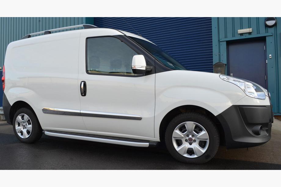 Opel Combo 2012-2018 Modanature Porte Acciaio Inox (4 pz) OmsaLine - Acciaio Inox Italiano Image