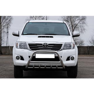 Paraurti Anteriore WT003 (Acciaio Inox) Toyota Hilux 2006-2015 foto 1