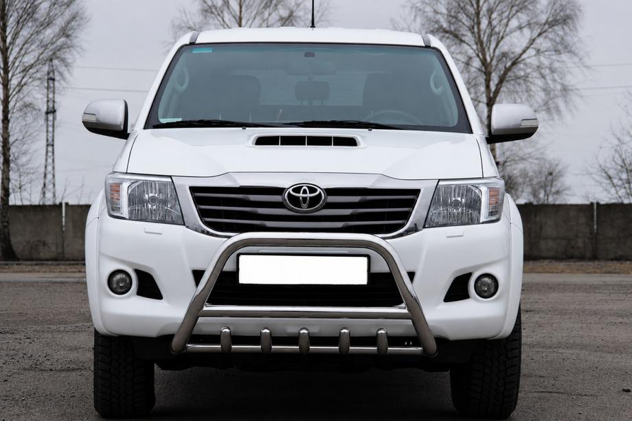 Toyota Hilux 2006-2015 Paraurti Anteriore WT003 (Acciaio Inox) Foto 1