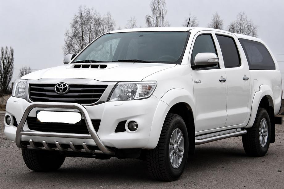 Toyota Hilux 2006-2015 Paraurti Anteriore WT003 (Acciaio Inox) Foto 2