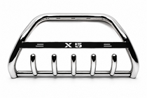 BMW X5 E53 1999–2006 Parabullbar WT004 Acciaio Inox foto 1