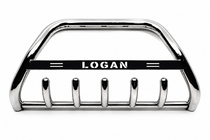 Dacia Logan MCV 2013-2020 Parabullbar WT004 Acciaio Inox foto 1