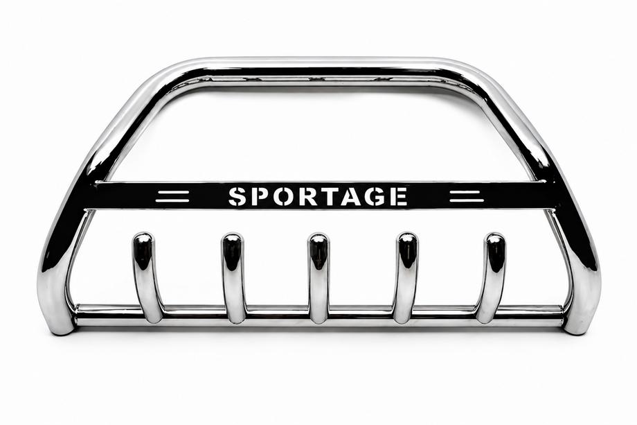Kia Sportage 2004-2010 Parabullbar WT004 Acciaio Inox Image