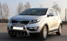 Kia Sportage 2010-2015 Parabullbar WT004 Acciaio Inox foto 3