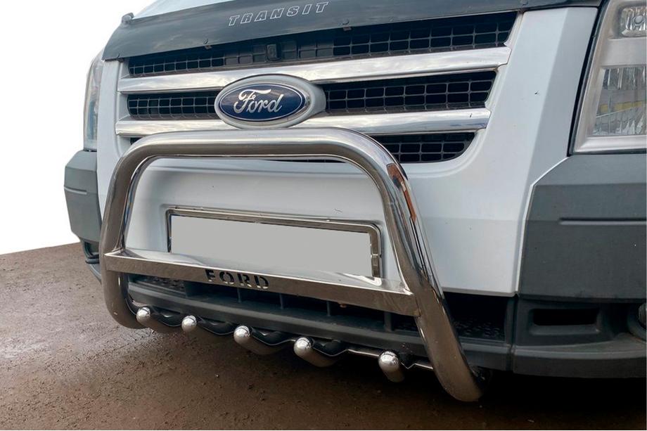 Ford Transit 2000–2014 Parabullbar WT004 Acciaio Inox Image