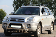 Hyundai Santa Fe 1 2000-2006 Parabullbar WT004 Acciaio Inox foto 1