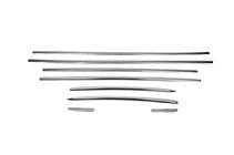 Renault Clio IV 2012-2019 Cornici finestrini acciaio inox (Sport Tourer, 8 pz) foto 2
