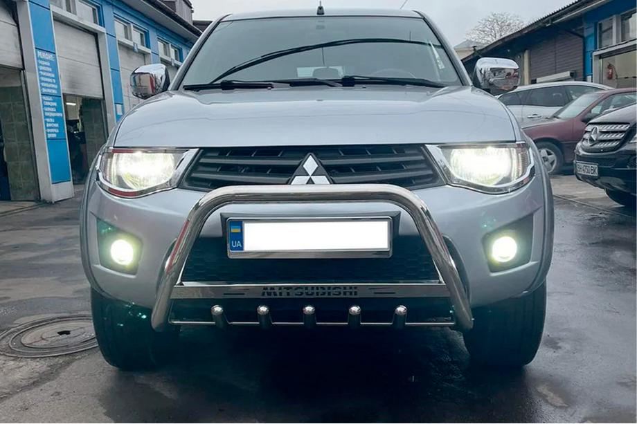 Mitsubishi L200 2006-2015 Parabullbar WT004 Acciaio Inox Image