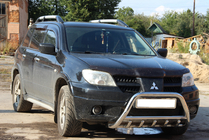 Mitsubishi Outlander 2001-2006 Paraurti Anteriore WT003 (Acciaio Inox) foto 4