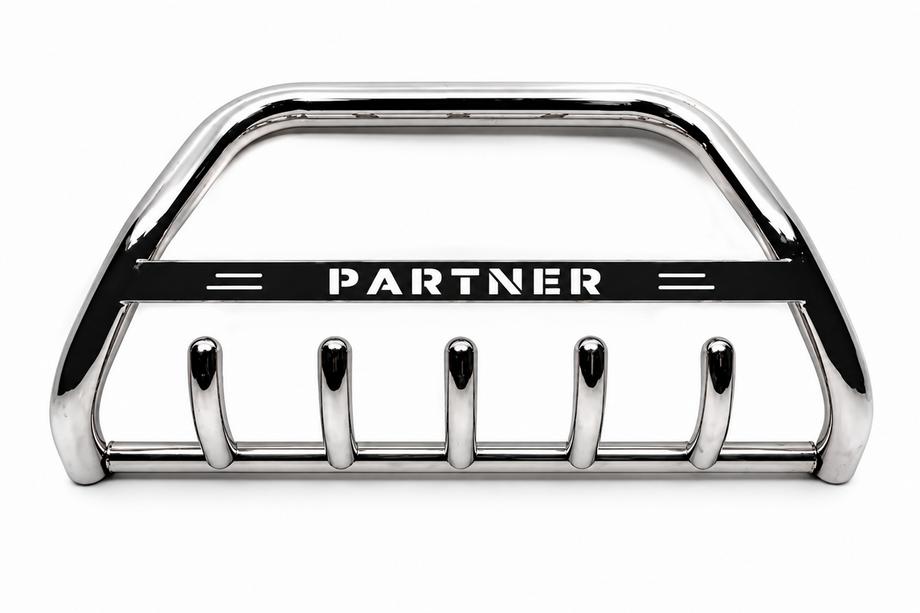 Peugeot Partner Tepee 2008-2018 Parabullbar WT004 Acciaio Inox Image