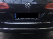 Volkswagen Passat B7 2012-2015 Protezione Paraurti Posteriore OmsaLine Lucido (SW, Acciaio Inox) foto 3