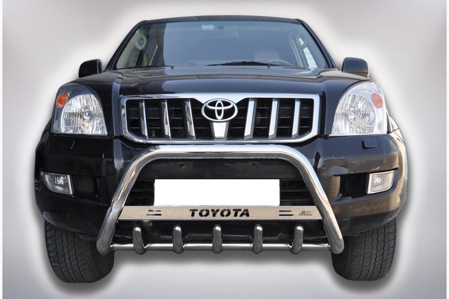 Toyota Land Cruiser Prado 120 2002-2009 Parabullbar WT004 Acciaio Inox Image