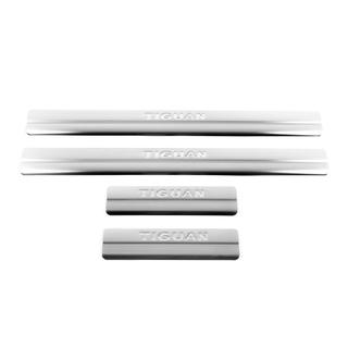Battitacco Omsa (4 pz, acciaio inox) Volkswagen Tiguan 2007-2016 foto 2