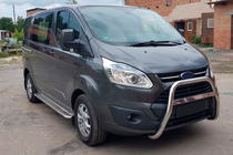 Ford Custom 2013-2022 Protezione Anteriore WT006 (Acciaio Inox) foto 1