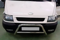 Ford Transit 2000–2014 Protezione Anteriore WT006 (Acciaio Inox) foto 1