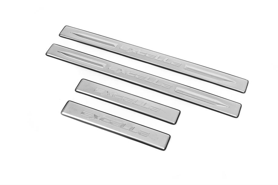 Chevrolet Lacetti 2003-2024 Battitacco Libao (4 pz, acciaio inox) Image