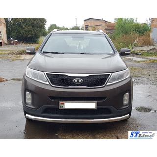 Protezione Anteriore ST008 (2013-2015, Acciaio Inox) Kia Sorento II XM 2009-2014 foto 3