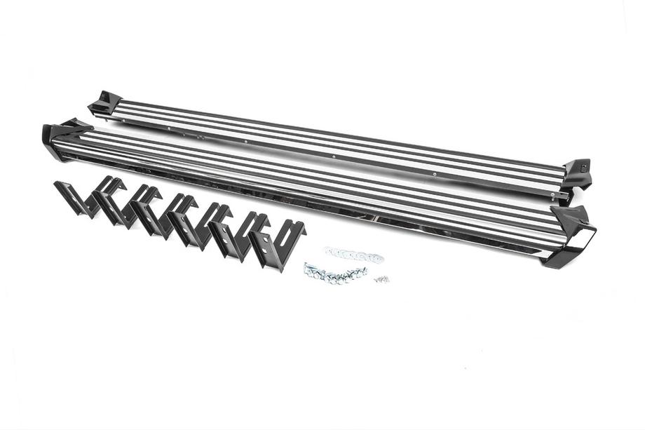 Mercedes G class W463 1990-2018 Pedane Laterali OEM (2 pz, Alluminio) Image